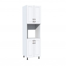 Soldat 60 cu 4 usi cu spatiu cuptor Zebra MDF alb drept